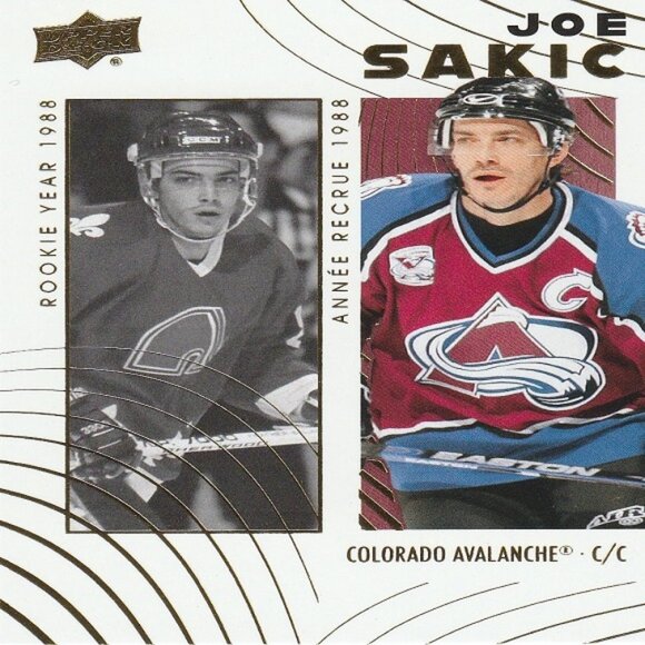 Joe Sakic - 2024/2025 Tim Hortons Collector's Series Retro Rookies Card - Picture 1 of 2